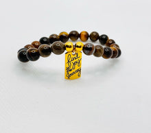 Load image into Gallery viewer, Tiger Eye Beaded Bracelet (12mm)
